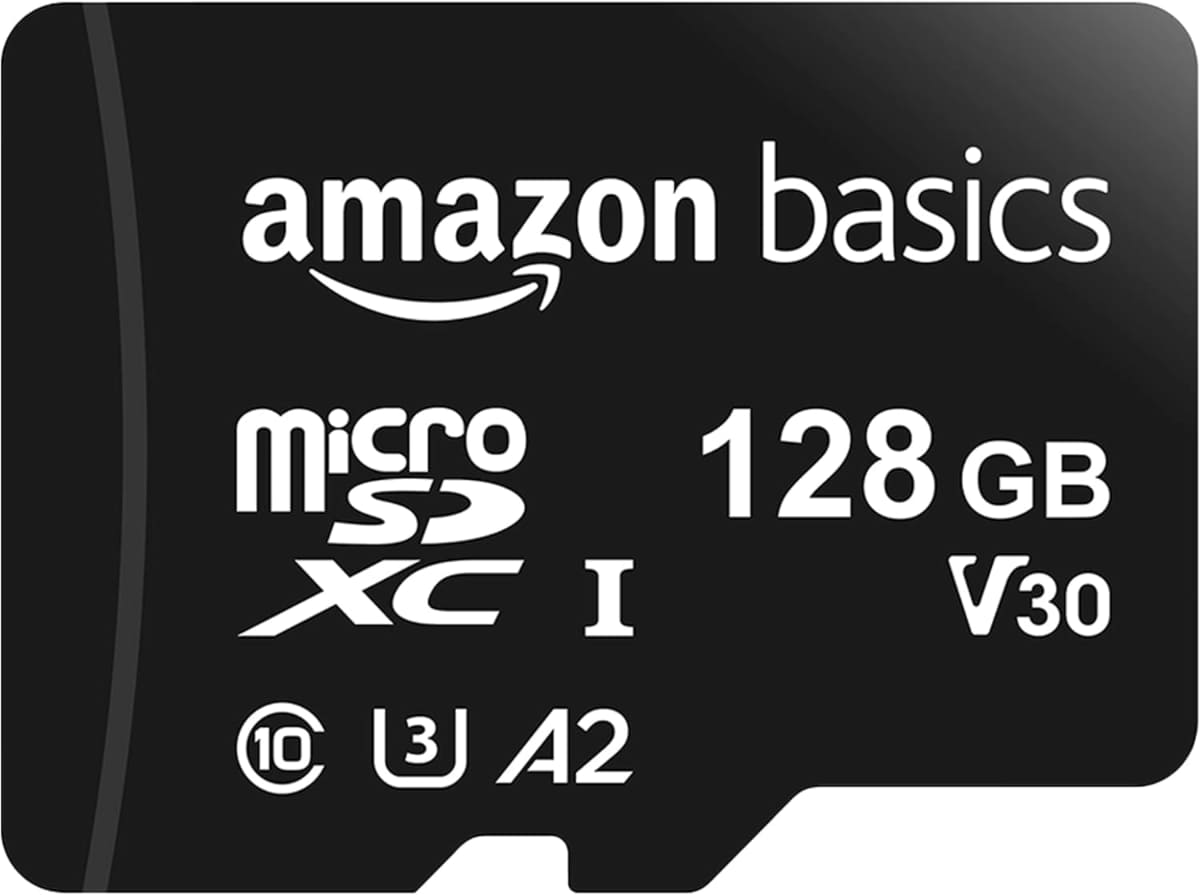 Amazonベーシック microSDXC メモリーカード 128GB フルサイズアダプター付き