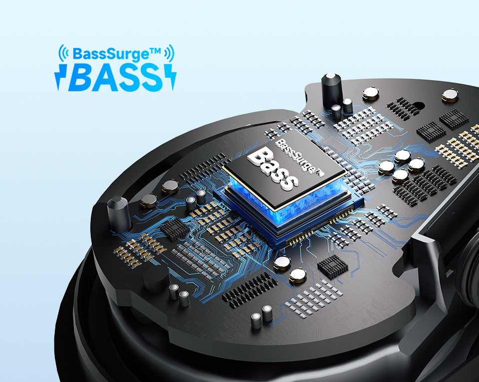 独自の低音強化技術「BassSurge」も活用している