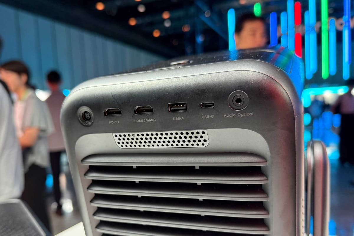 本体背面の端子部