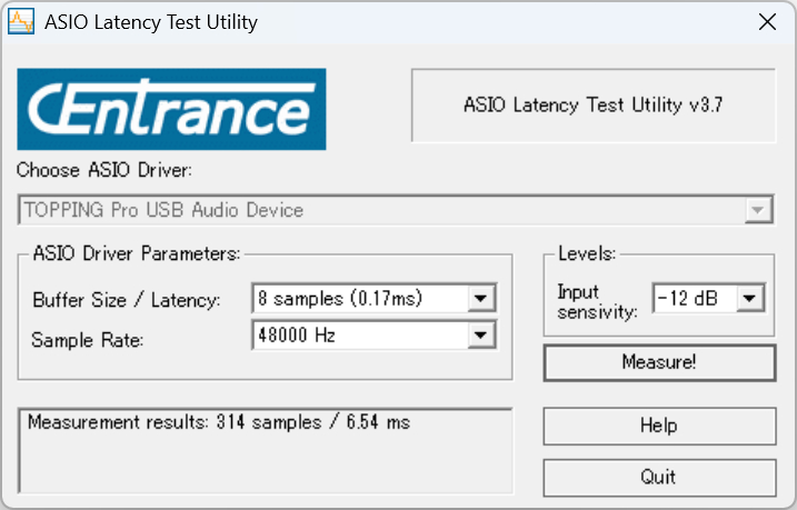 8 Samples/48kHzの結果