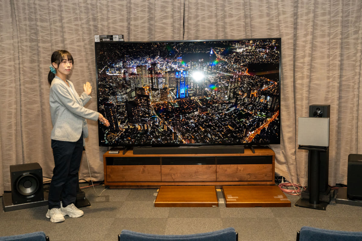ソニーストア銀座のシアタールームに98型BRAVIA 5が新たに設置