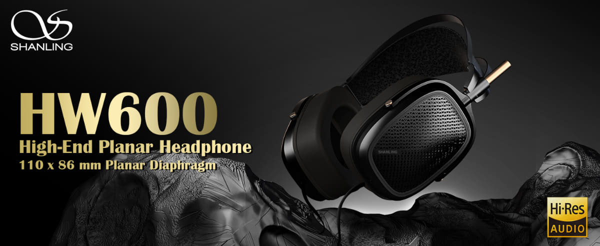 SHANLINGの平面駆動型ハイエンドヘッドフォン「HW600」