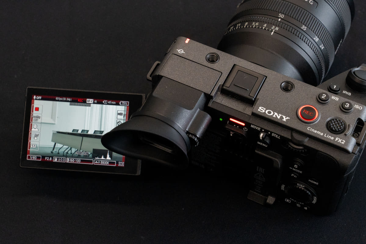 モニターも赤枠が出る