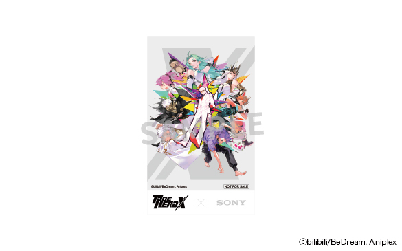 ソニーストア限定ステッカー<br><span class="fnt-70">(C)bilibili/BeDream, Aniplex</span>