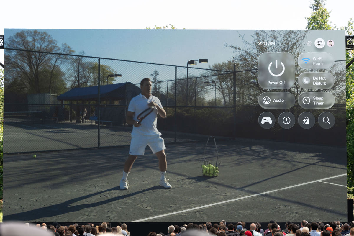 Apple TVでのLiquid Glass