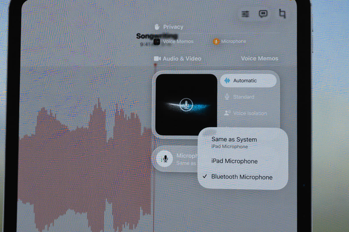 音声の入力・出力をMacやPCと同じように切り替え可能になった