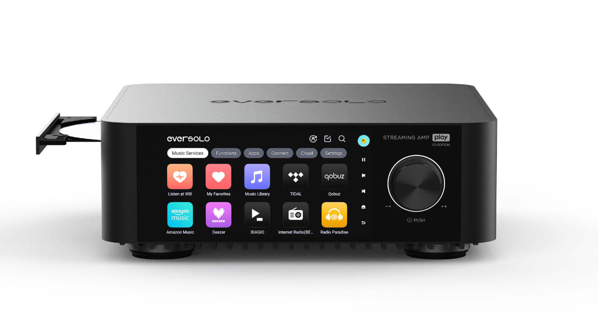 CDドライブ搭載ミュージックストリーマー「Eversolo PLAY CD Edition」