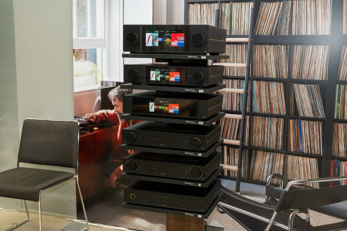 ARCAMのコーナーの近くで声をかけると流してくれるかも