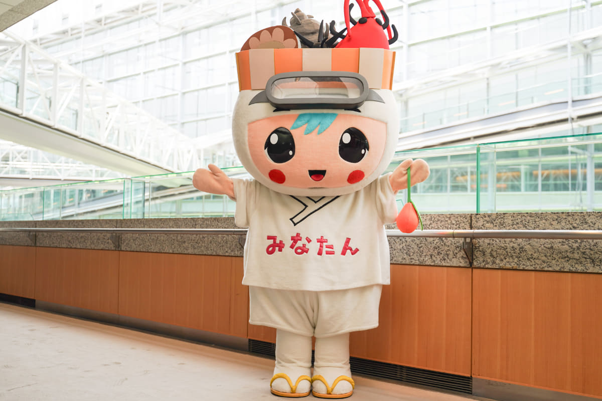 南房総市イメージキャラクター「みなたん」もOTOTENに来た