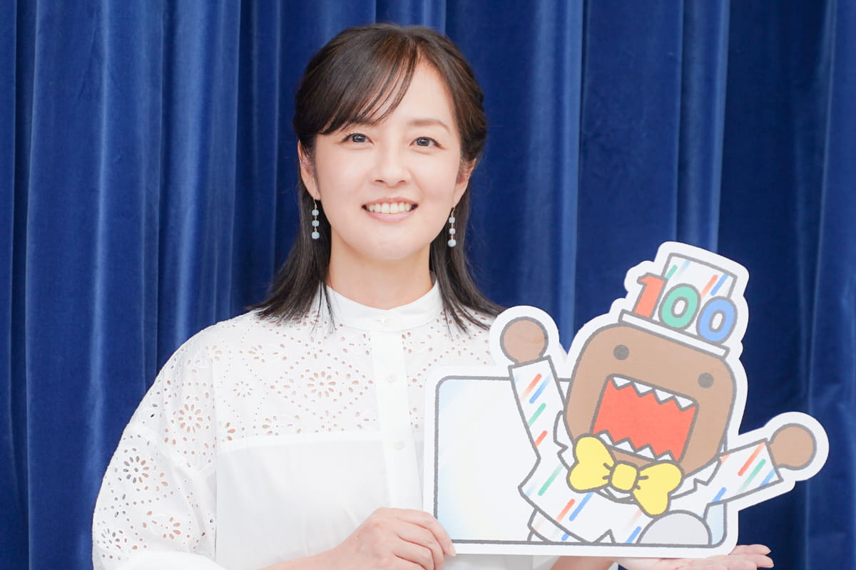 「宇宙・未来プロジェクト」を紹介した鈴木奈穂子アナウンサー