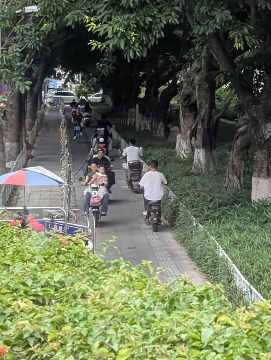 自転車に代わり、急速に広まっているのが電動バイク。動作音なく爆走してくるため、歩道をゆっくり歩いているとクラクションを鳴らされることも