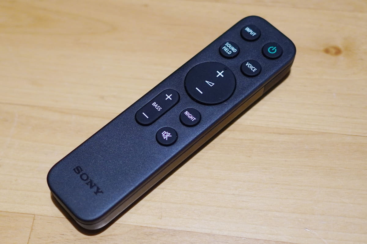 リモコンも付属