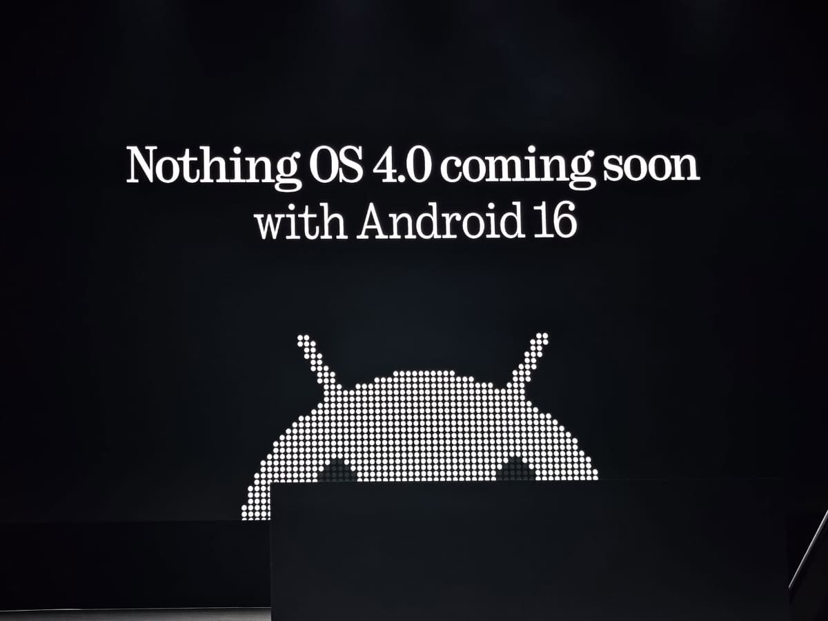 Android 16ベースの「Nothing OS 4」にアップデート予定