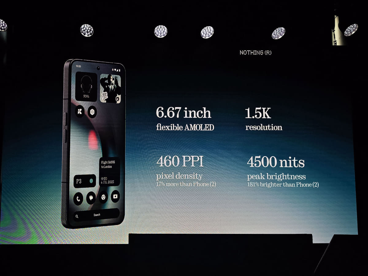 ディスプレイは詳細な解像度が不明ながら、十分にピーク輝度も高いものを採用