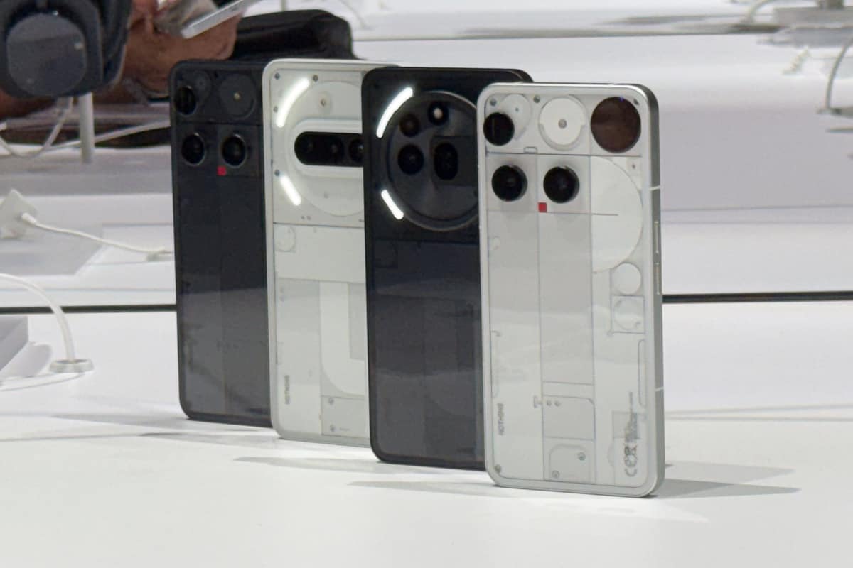 歴代のNothingのスマホと比較