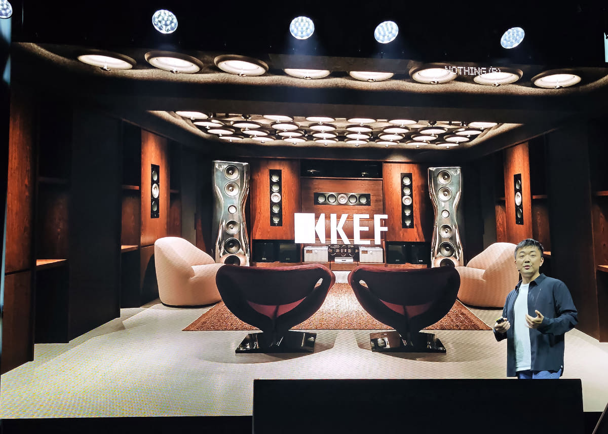 オーディオチューニングはKEFとのコラボレーション