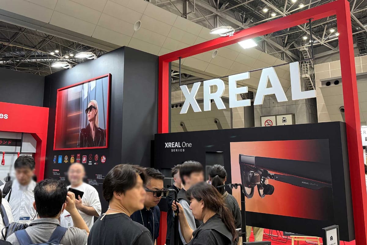 「XR・メタバース総合展 夏」のXREALブース