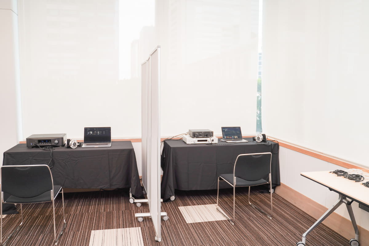 試聴用個室も用意