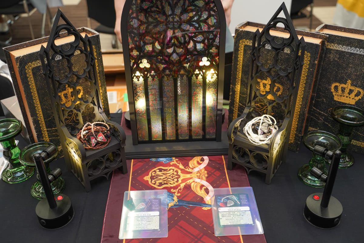 展示コーナーも雰囲気満点だ