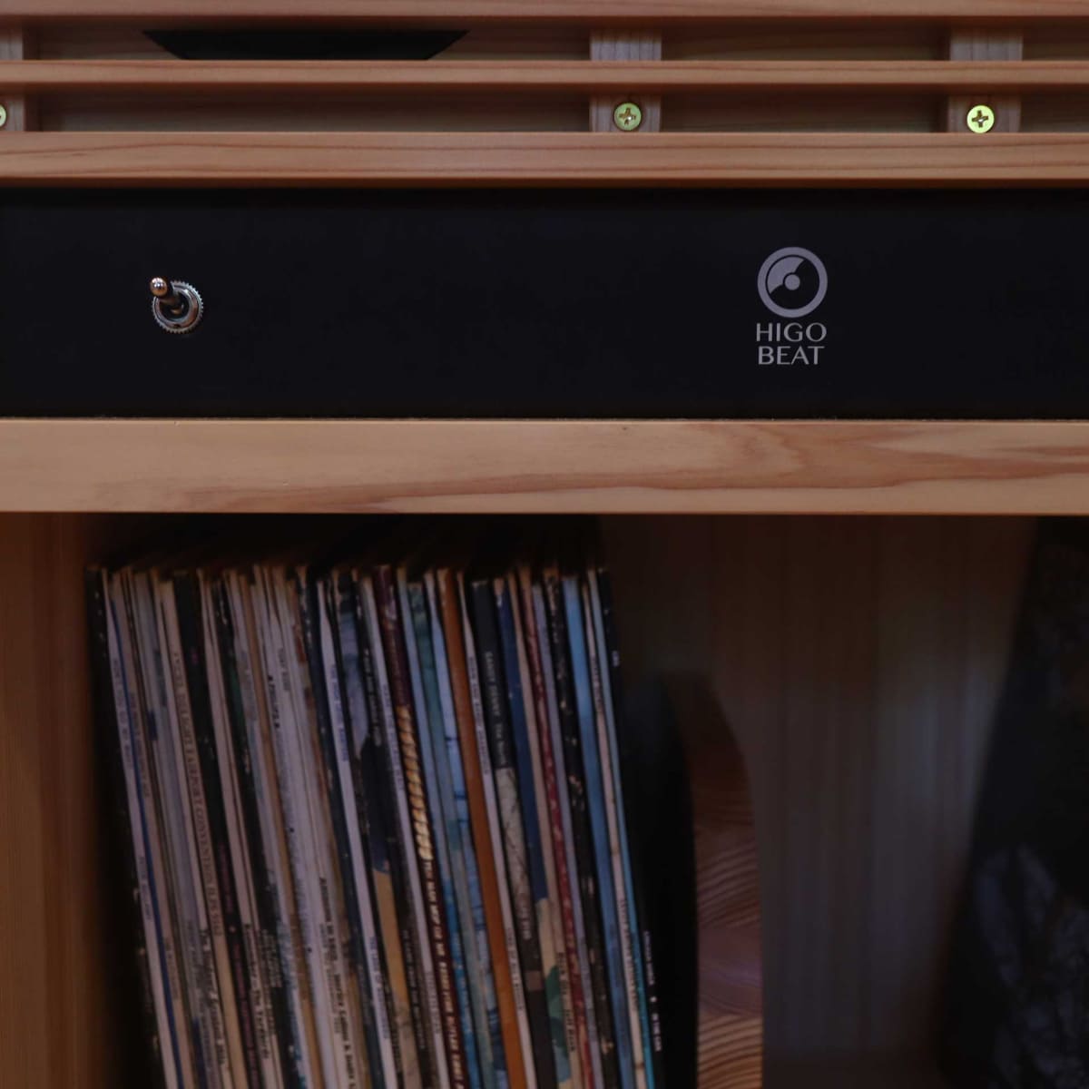 レコードを収納することもできる