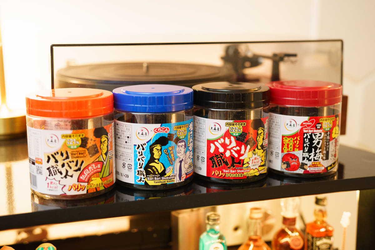 大森屋さんの「バリバリ職人 味付けのり 4種セット」