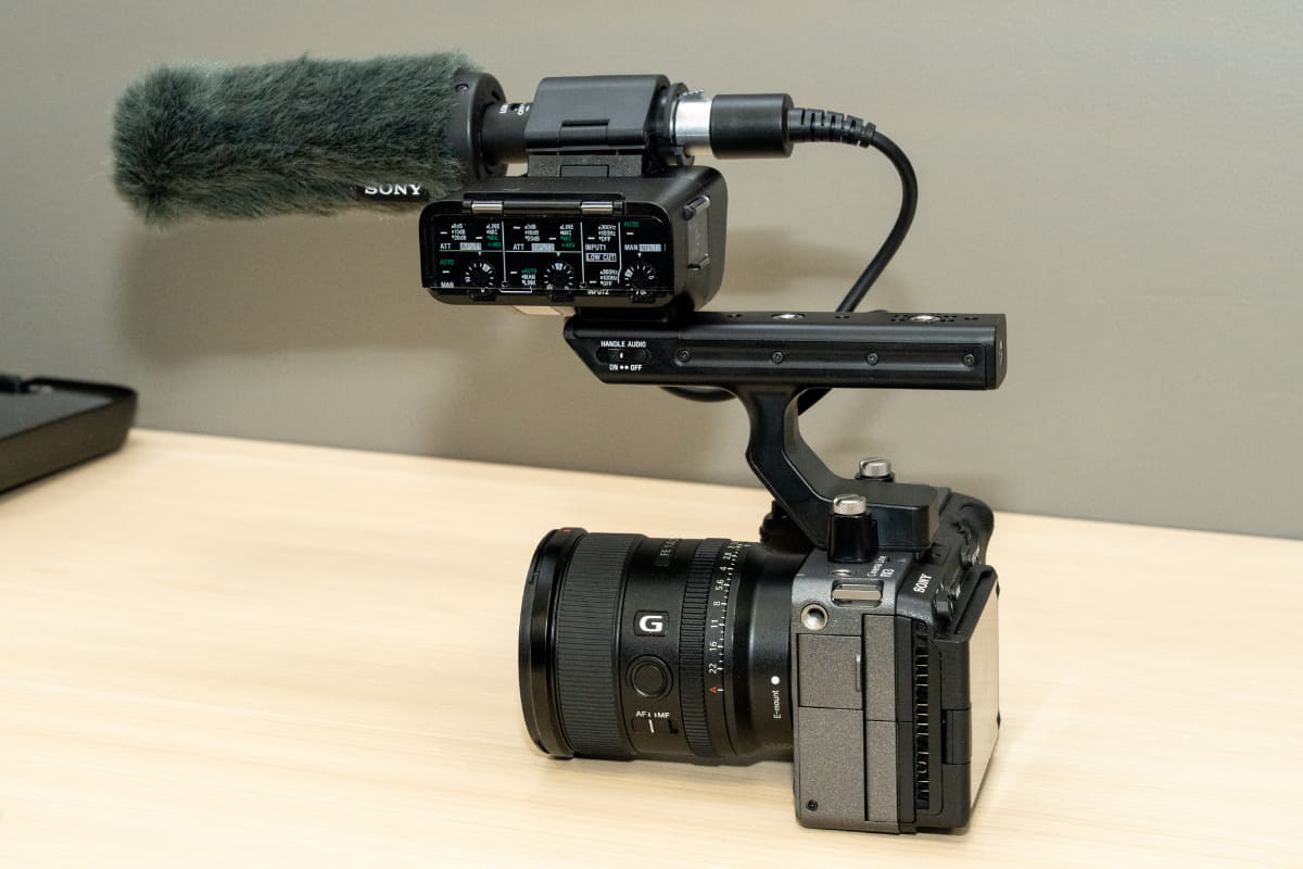 FX3に装着したところ