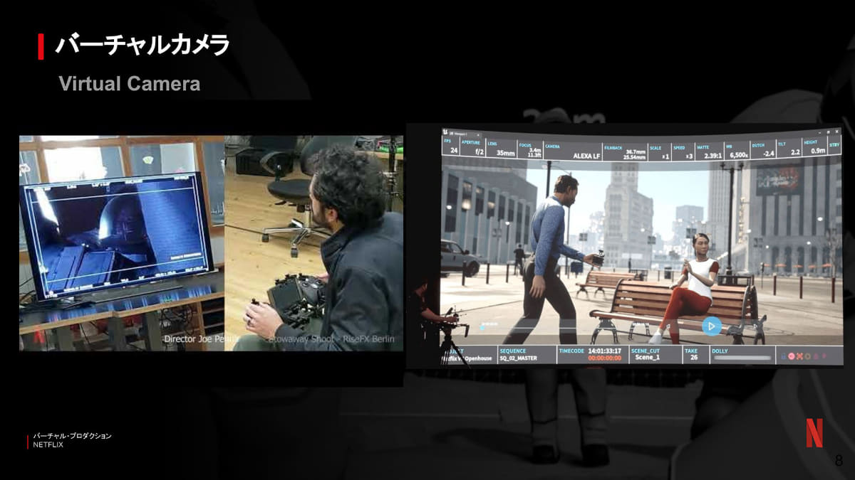 撮影の前行程にあたるコンテ作りやロケハンといった部分もバーチャルプロダクションの一部