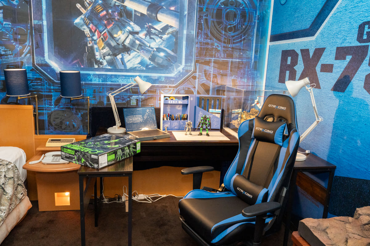 東京ベイ有明ワシントンホテルの「“MG RX-78-2 GUNDAM Ver.3.0” ROOM」