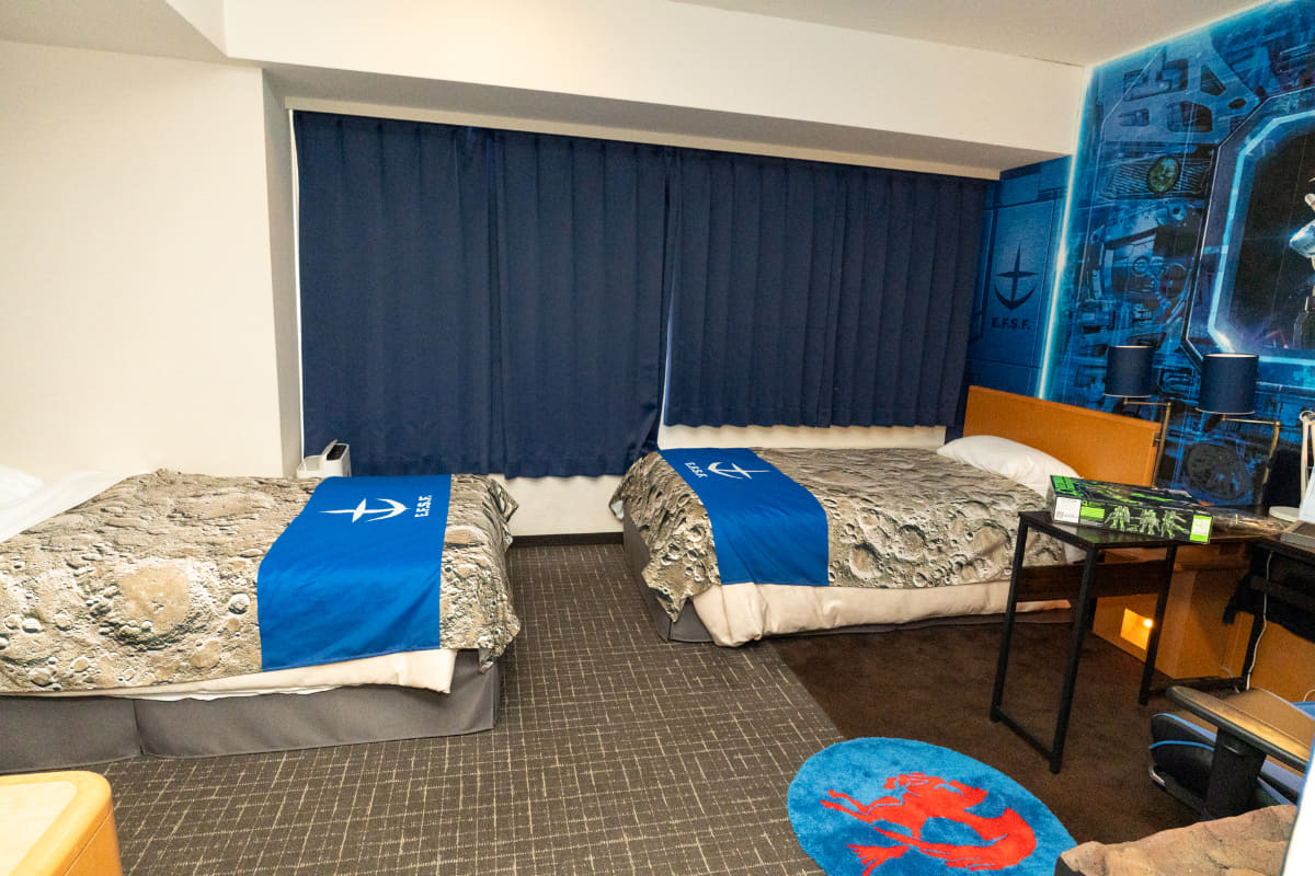 ツインルームでベッドは2台