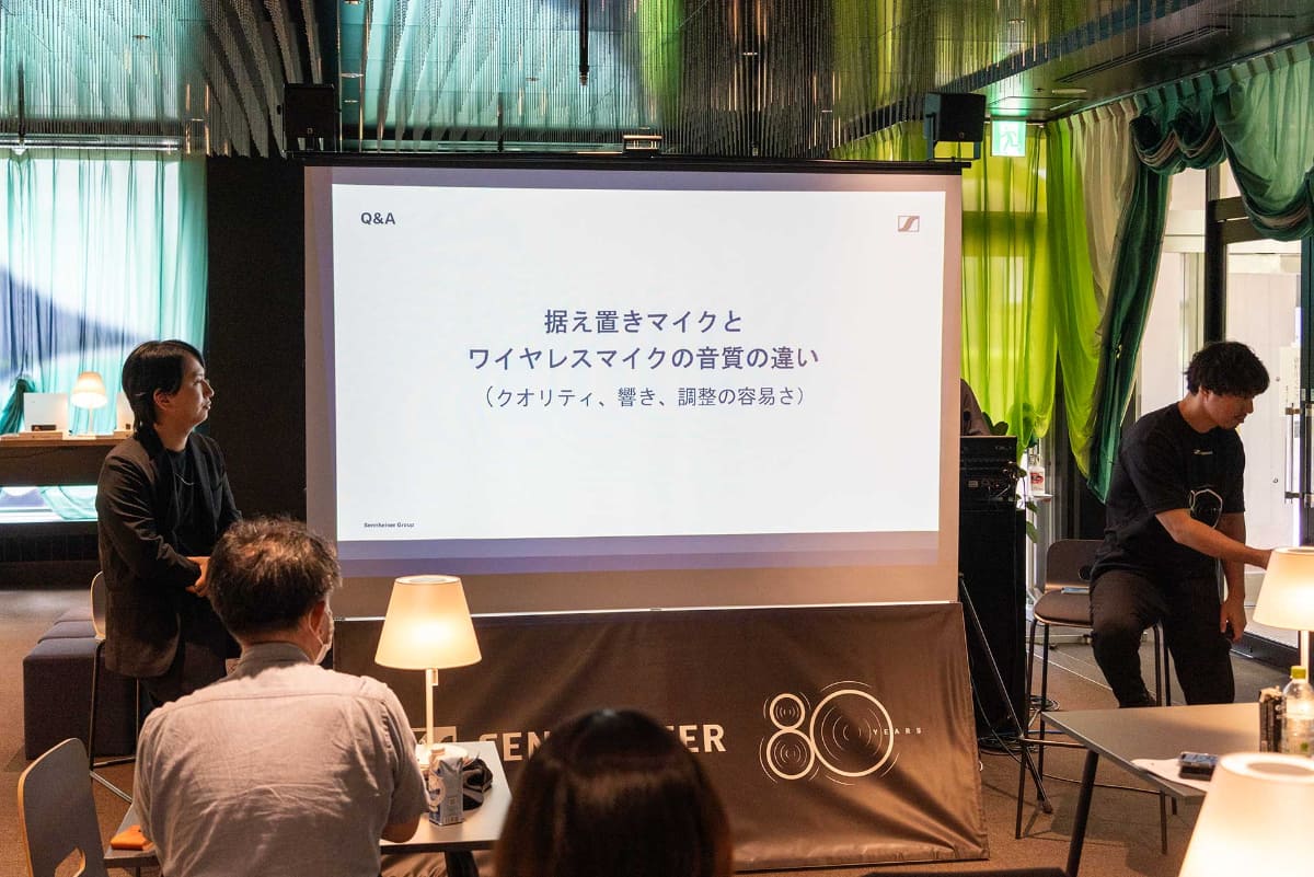 トークセッションQ＆Aの様子