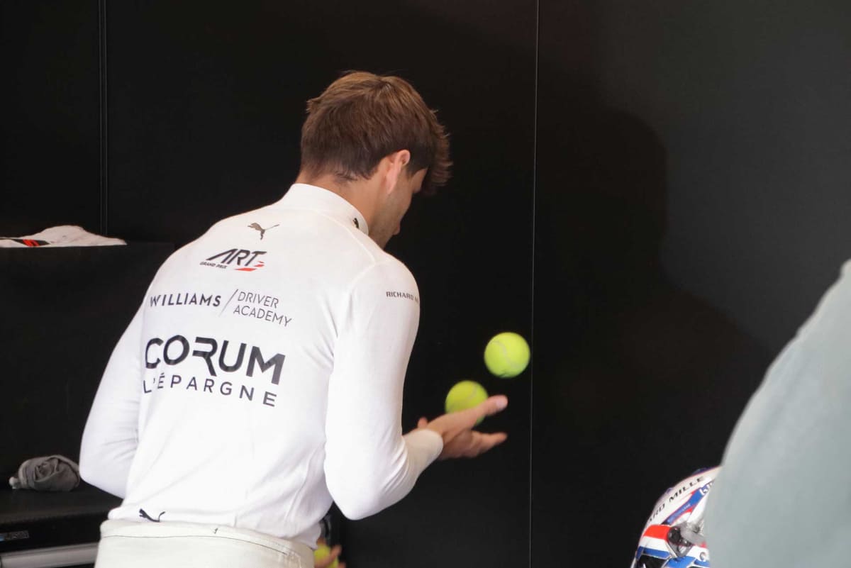 ソニーがトレーニングに使っていたテニスボールは、現実のレーシングドライバーも活用している<br><span class="fnt-70">(C)Tomohiro Yoshita</span>