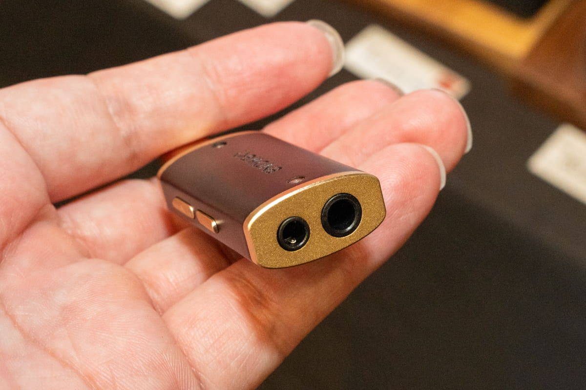 手頃な価格帯になる予定のモデルだが、4.4mmバランス出力も備える