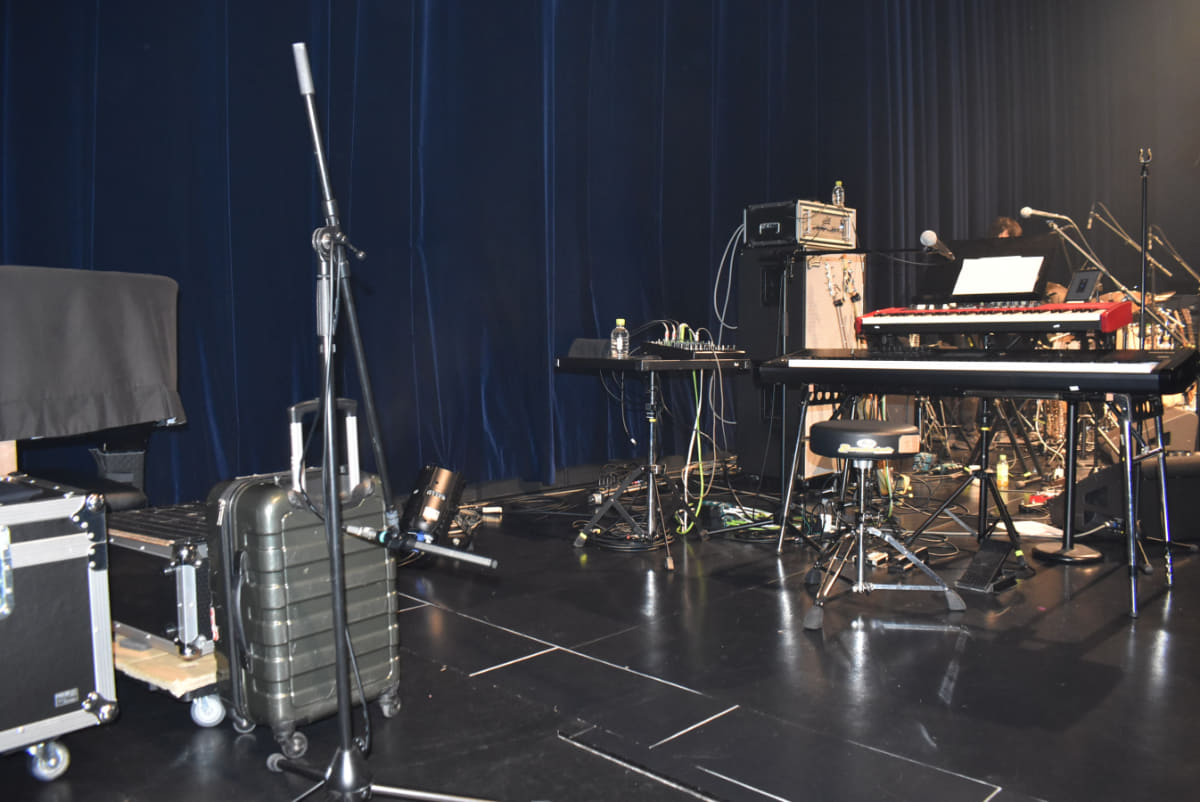 会場に仕掛けられたマイク