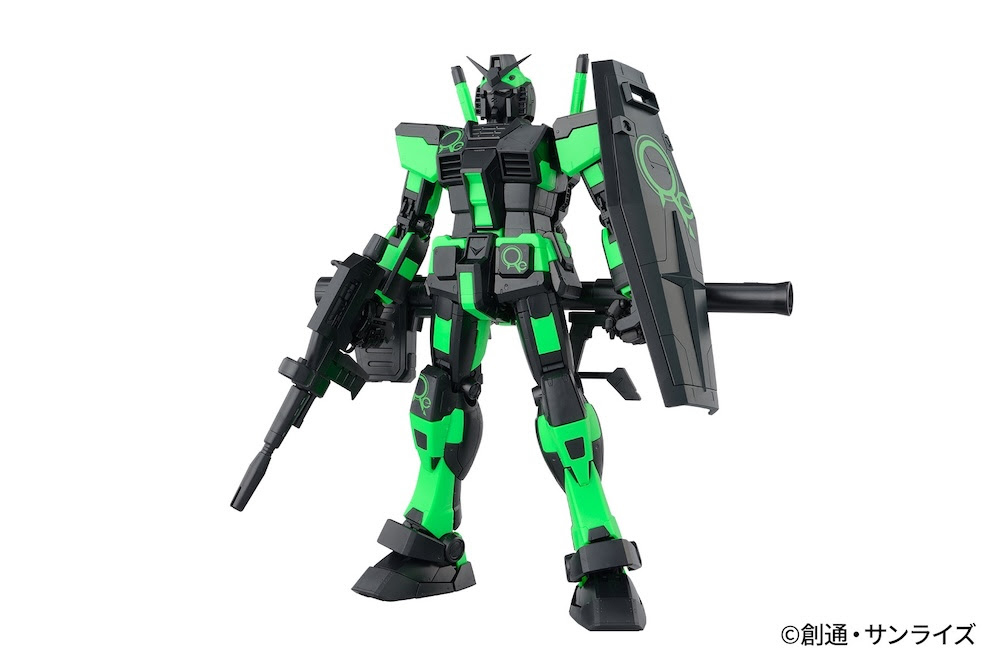 「エコプラ MG 1/100 RX-78-2 ガンダム Ver.3.0 [リサーキュレーションカラー/ネオングリーン]」<br><span class="fnt-70">(C)創通・サンライズ</span>