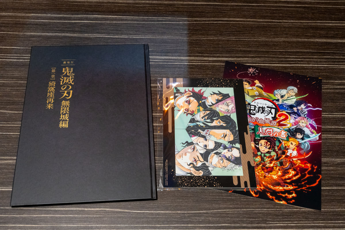 パンフレット(初回限定版)と入場特典