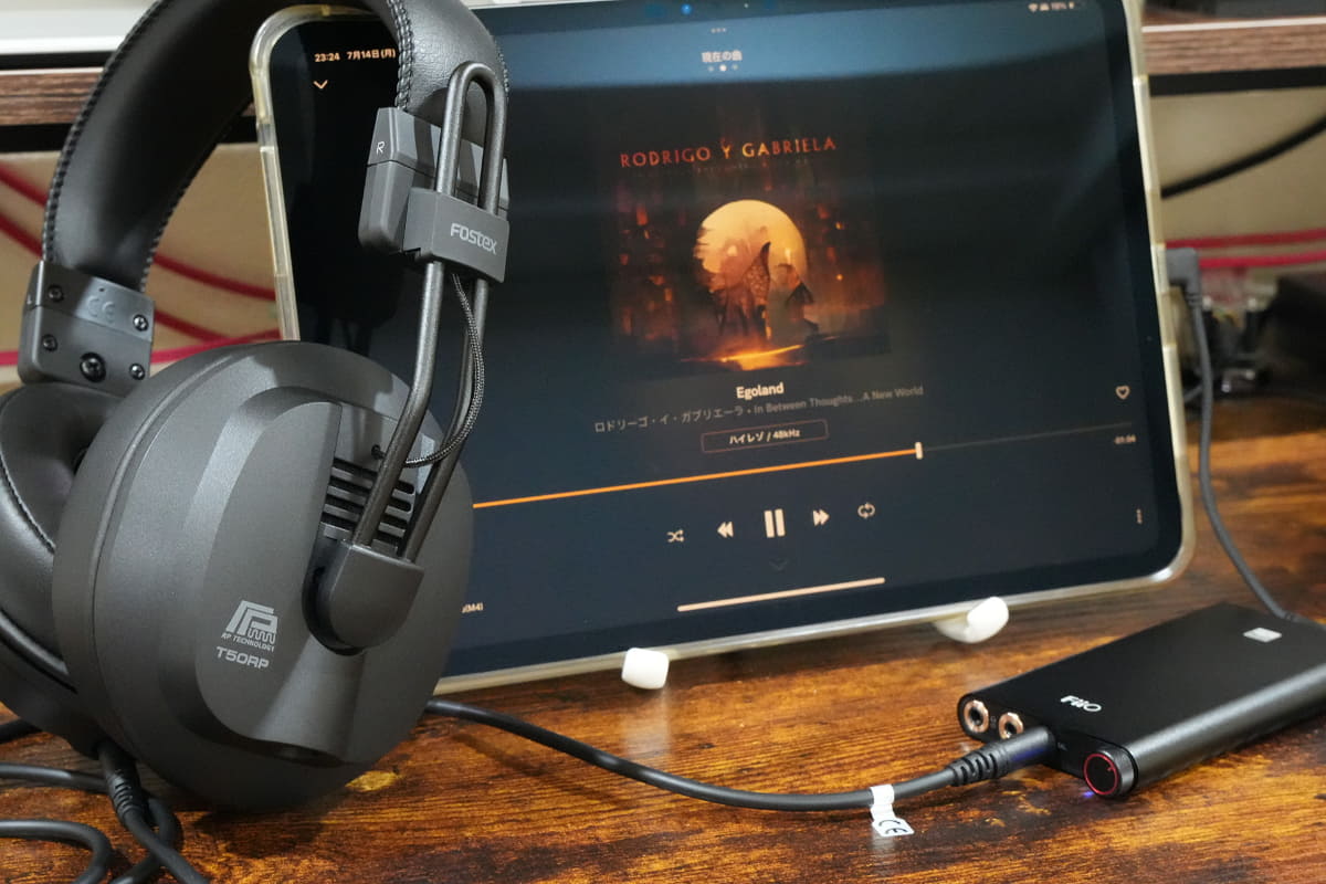 FIIOのヘッドフォンアンプ「Q3 MQA」とバランス接続する