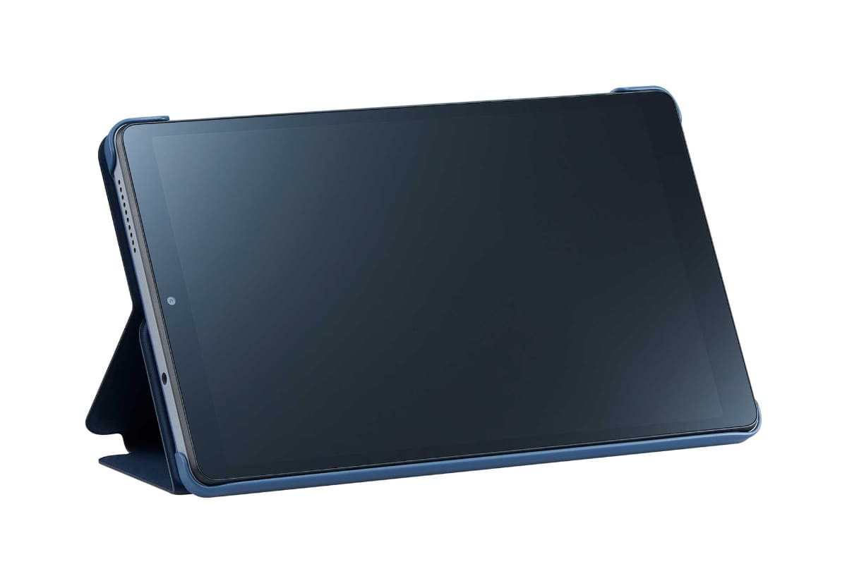 別売りのタブレットカバーと組み合わせたところ