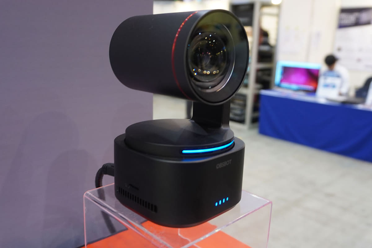 DPSJのブースで展示されていた「OBSBOT Tail 2」