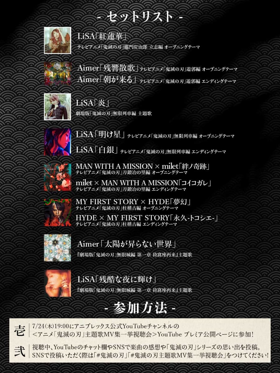 <span class="fnt-70">(C)吾峠呼世晴／集英社・アニプレックス・ufotable</span>