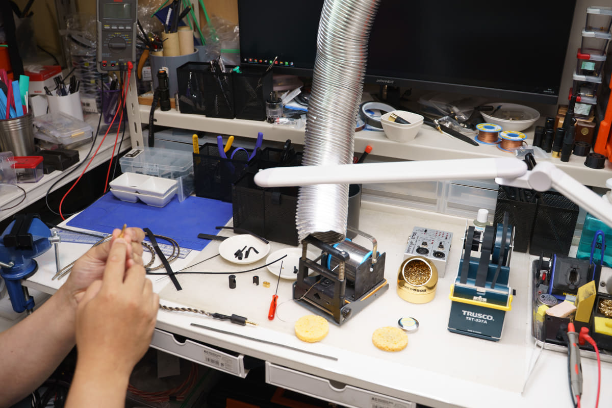 Brise Audioの工房に潜入