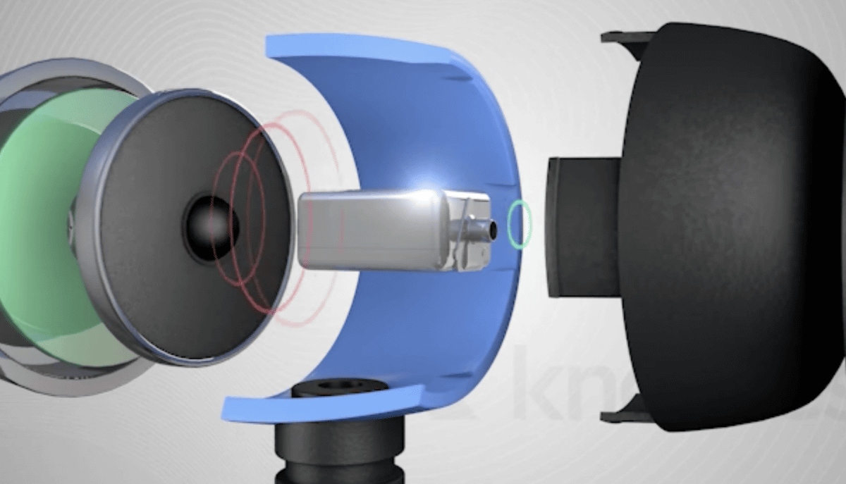 ダイナミック型とBAを組み合わせたハイブリッド型の内部イメージ<Br><span class="fnt-70">©Knowles Electronics, LLC. Itasca, IL USA</span>