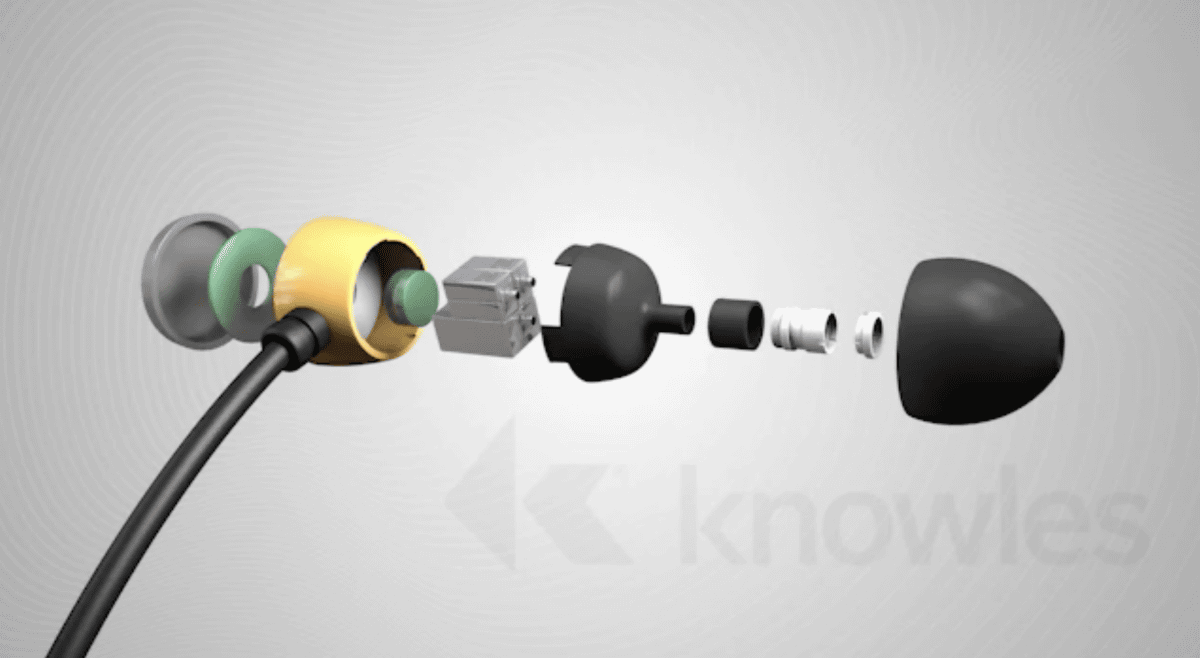 マルチBAの構造図<Br><span class="fnt-70">©Knowles Electronics, LLC. Itasca, IL USA</span>