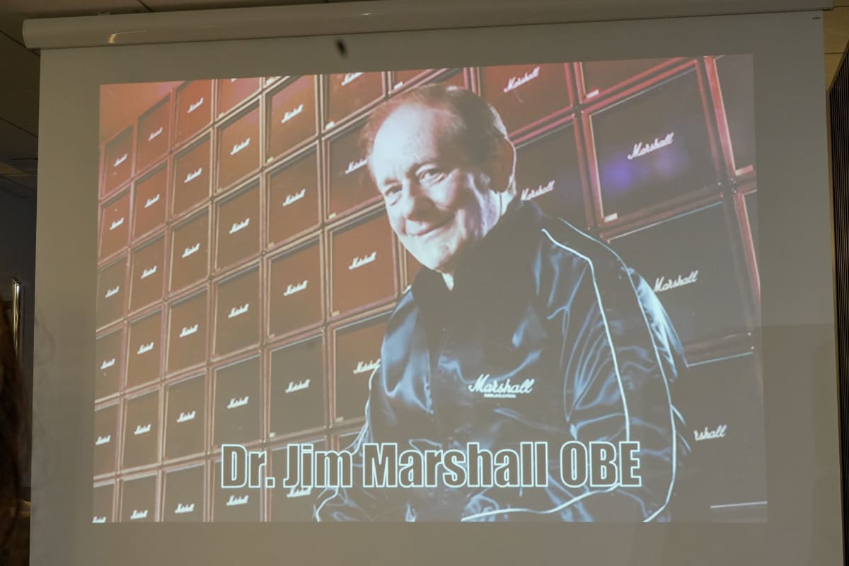 Marshall 創業者のジム・マーシャル氏