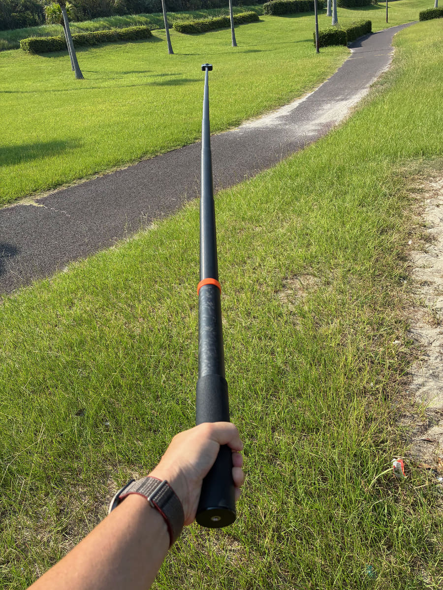 2.5m エクステンデッド カーボンファイバー セルフィー スティック