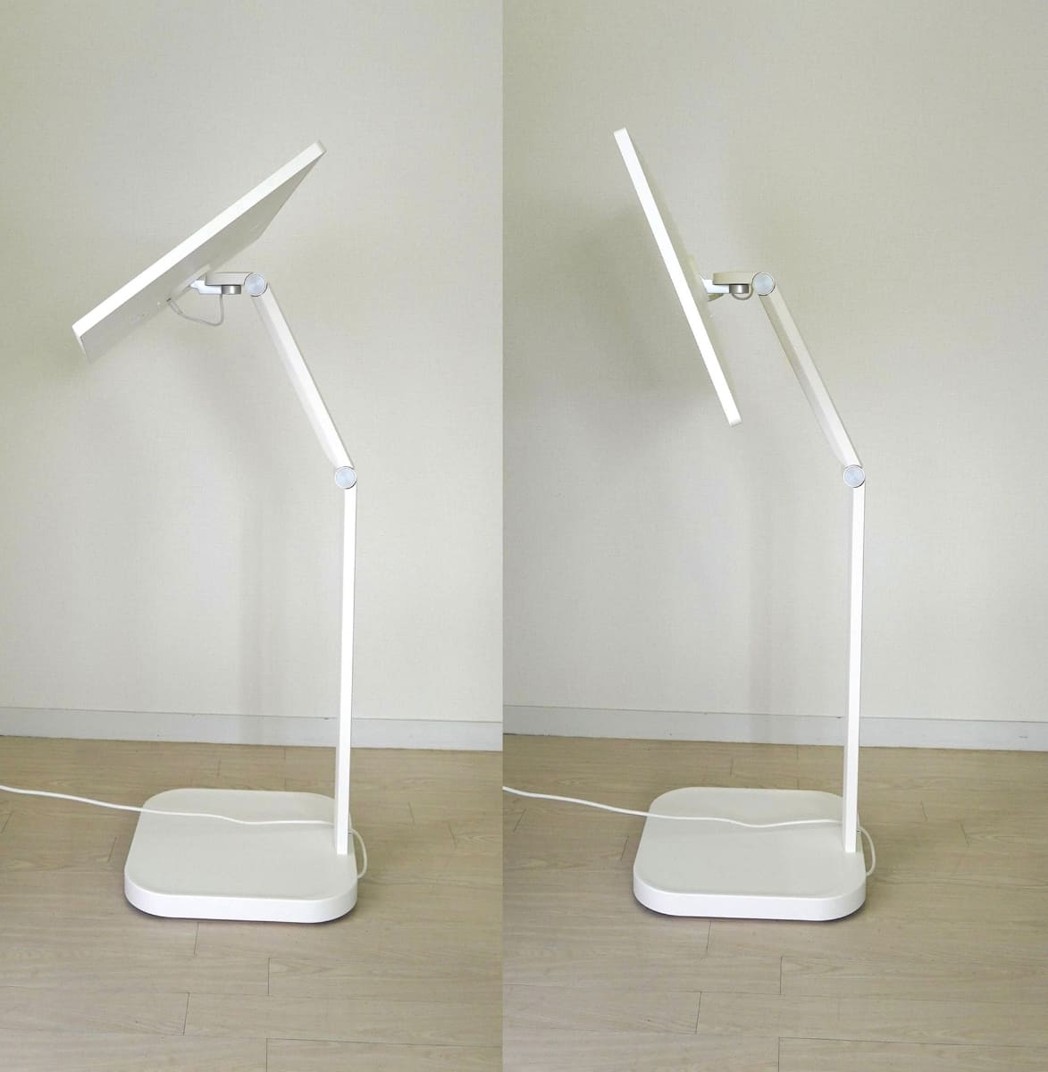 前傾・後傾は真上、真下に傾けることはできない