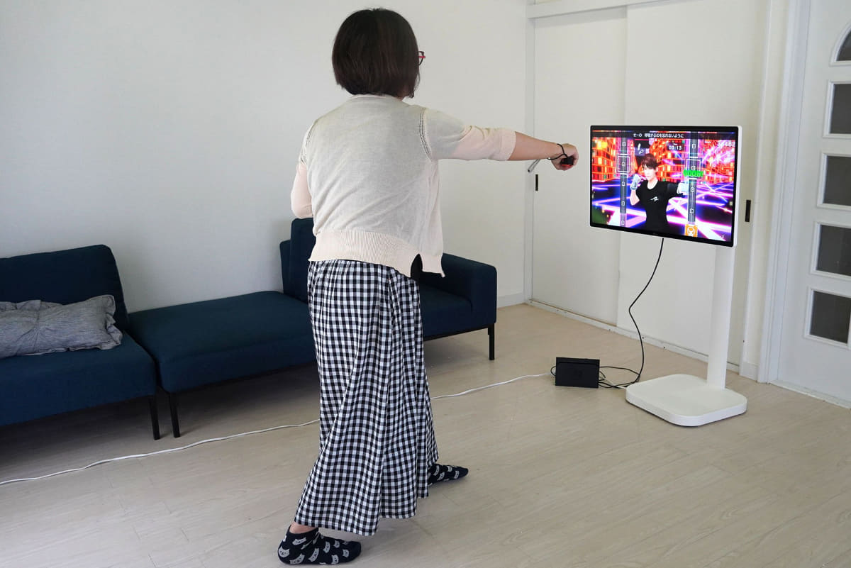 ボクシングがやりやすい! ちょうどいい高さにできる