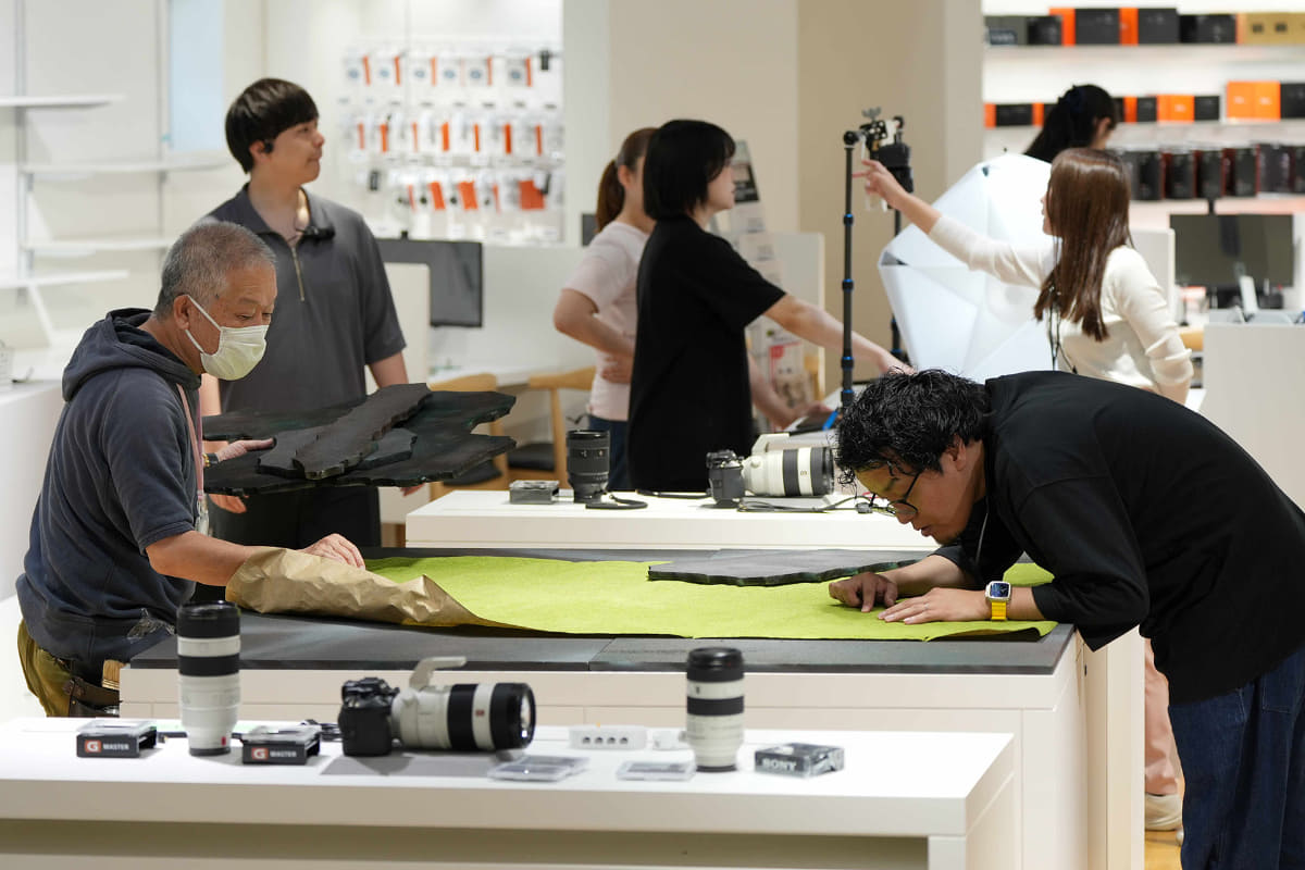 リニューアル作業の様子