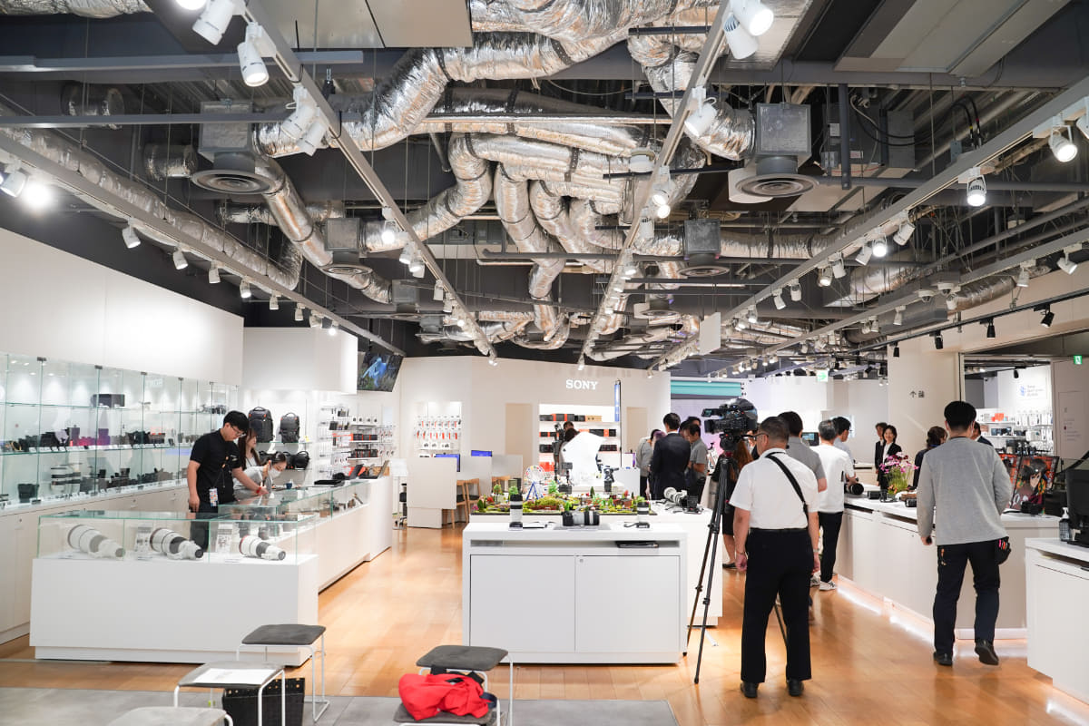 リニューアル後のソニーストア 銀座 4階