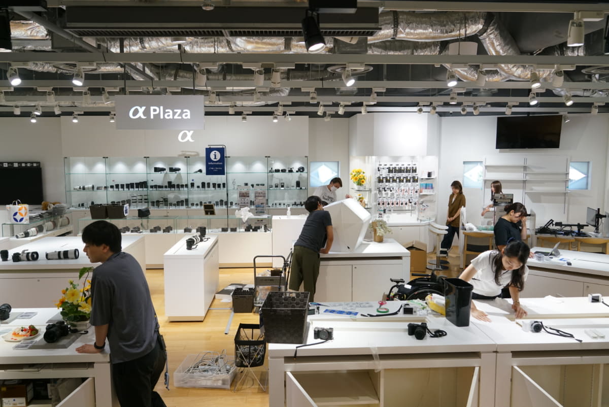 リニューアル作業の様子