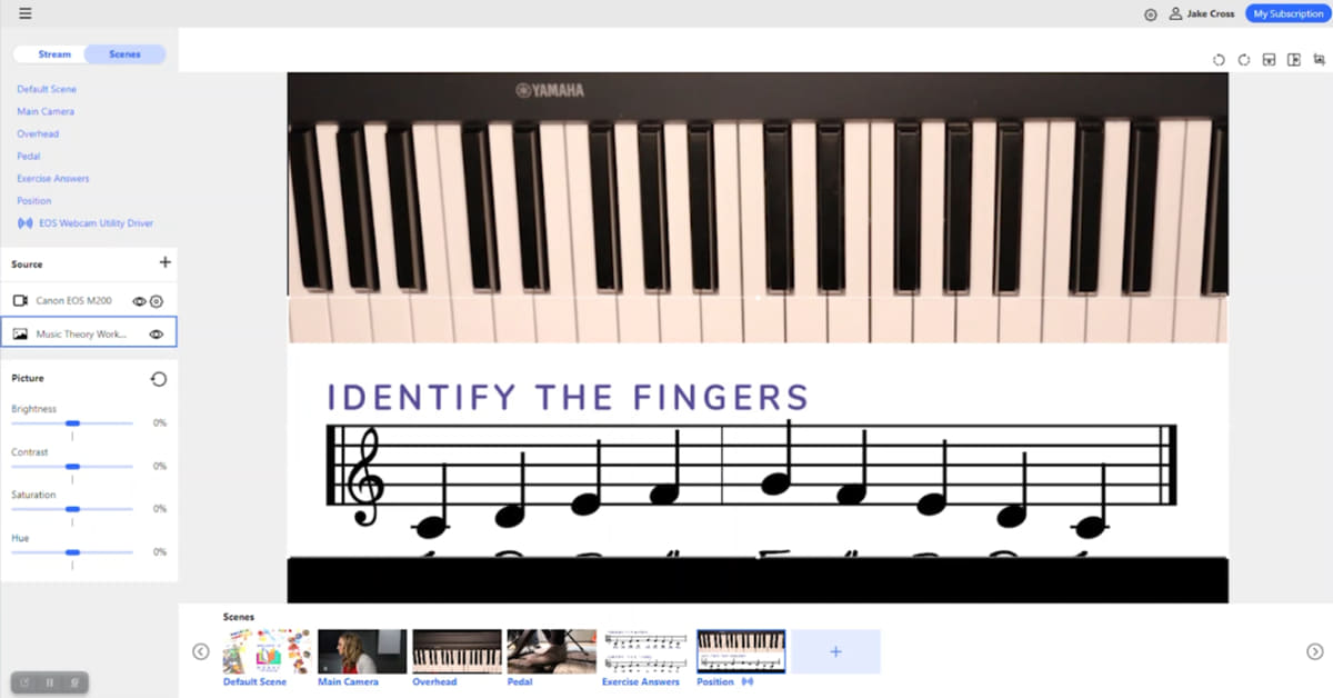 EOS Webcam Utility Pro画面イメージ